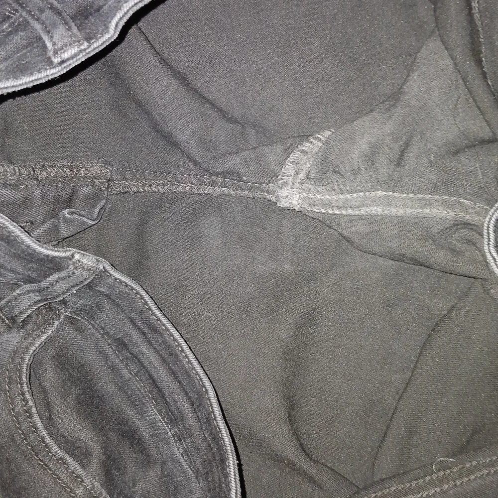 Judy Blue Black Distressed Jeans Size 15/32 - Picture 5 of 6